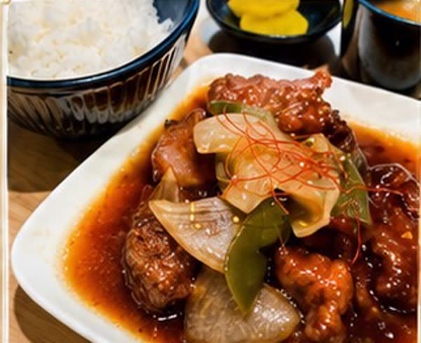 酢豚定食