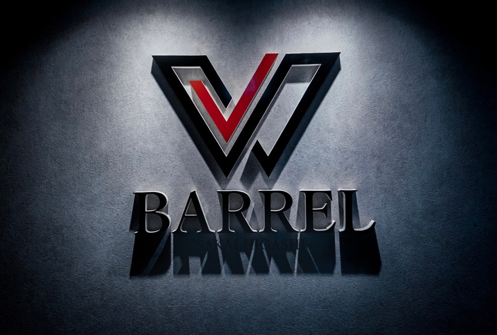 W BARREL サイン